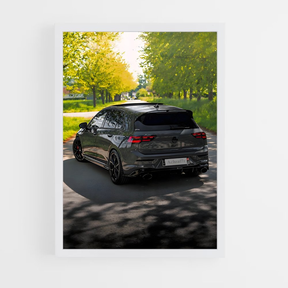 Poster Audi RS3 : Puissance et Élégance – affiche Volkswagen (vue 3)